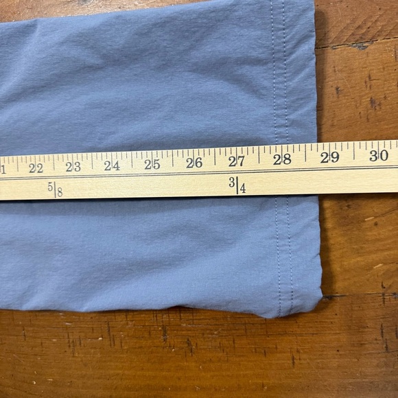 Eddie Bauer Blue Cargo Pants drawstring waist women’s size M - Picture 4 of 9